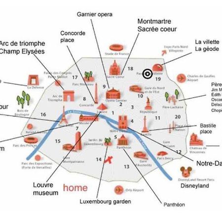 1 Chambre Arena - La Chapelle Paryż Zewnętrze zdjęcie